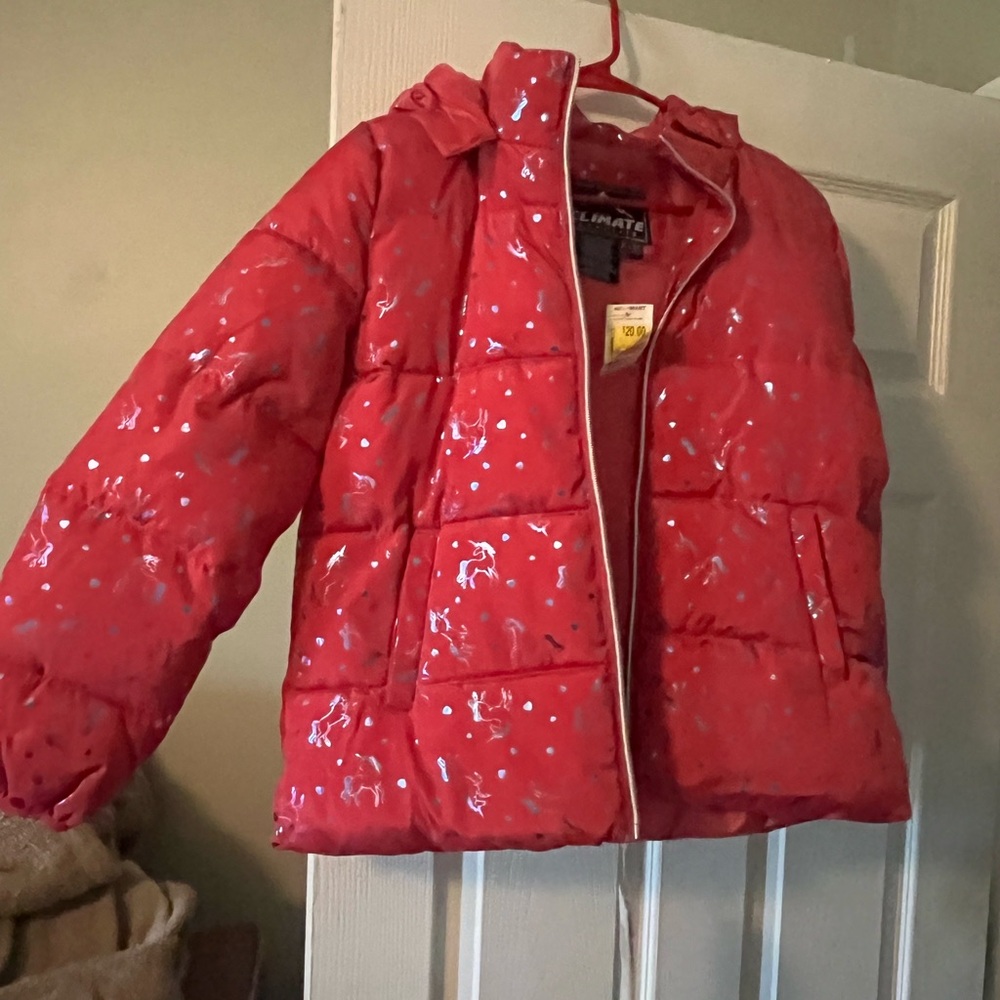 STATE Shiny Red Kids Puffer Jacket